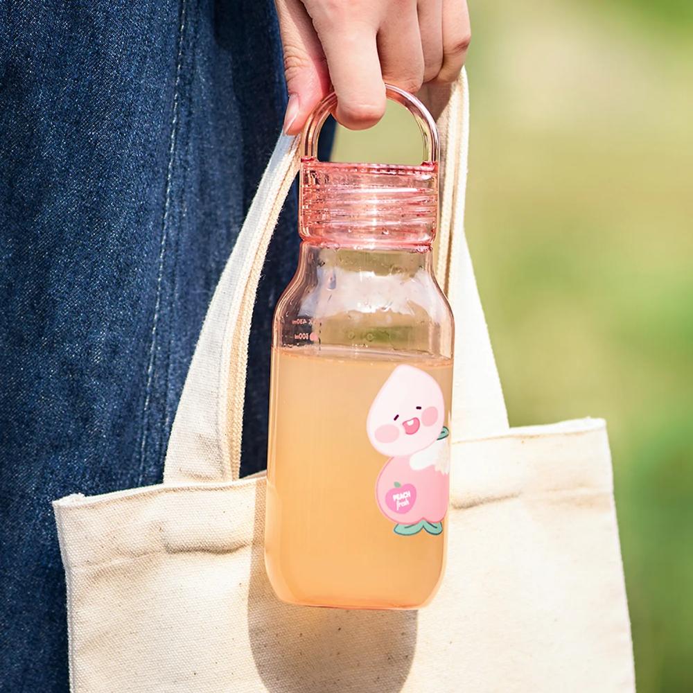 Kakao Friends - Peach Fresh Transparent Bottle (Little Apeach) - Image 2