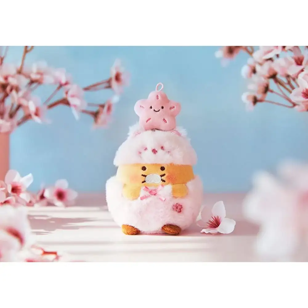 Kakao Friends - Pink Blossom Doll Keyring & Photo Card Set - Image 6