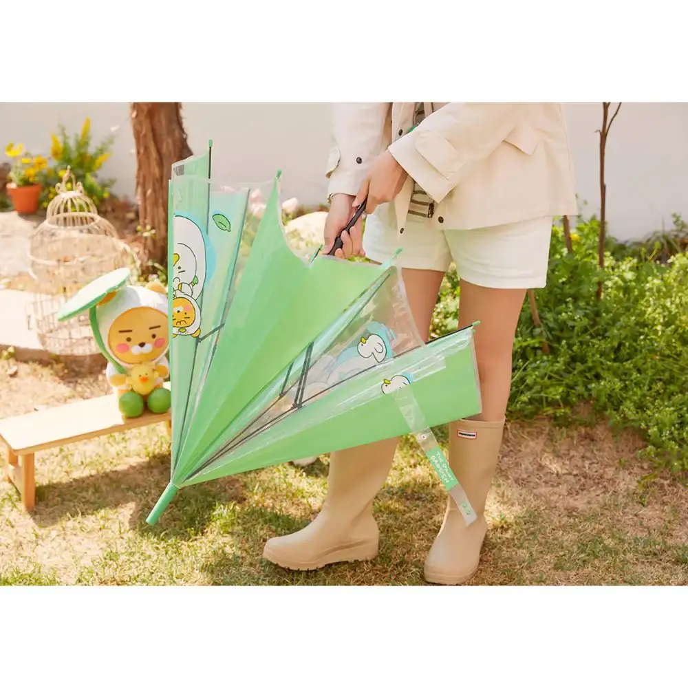 Kakao Friends - Rainy Garden Transparent Umbrella - Image 12