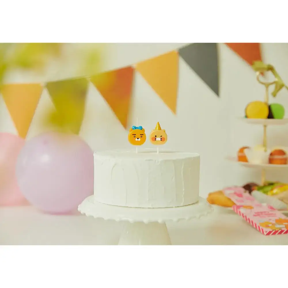 Kakao Friends - Ryan & Choonsik Bling Party Face Candle - Image 5