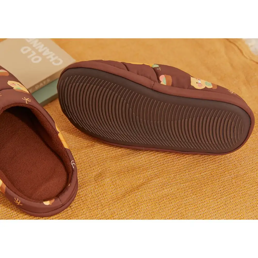 Kakao Friends - Ryan & Choonsik Cabin in the Forest Padded Slippers - Image 3