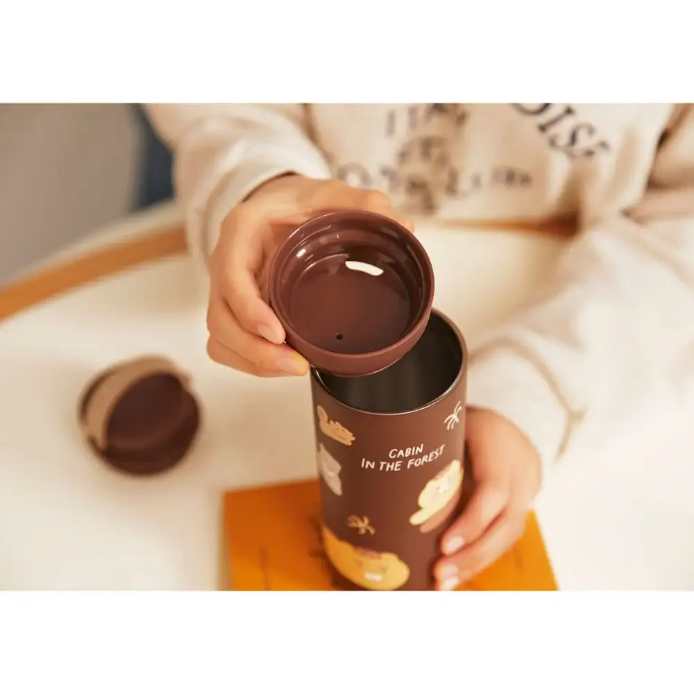Kakao Friends - Ryan & Choonsik Cabin in the Forest Tumbler - Image 2