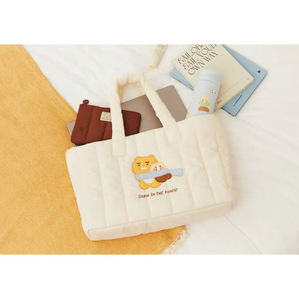 Kakao Friends - Ryan & Choonsik Cabin in the Forest Weekend Travel Bag - Image 2