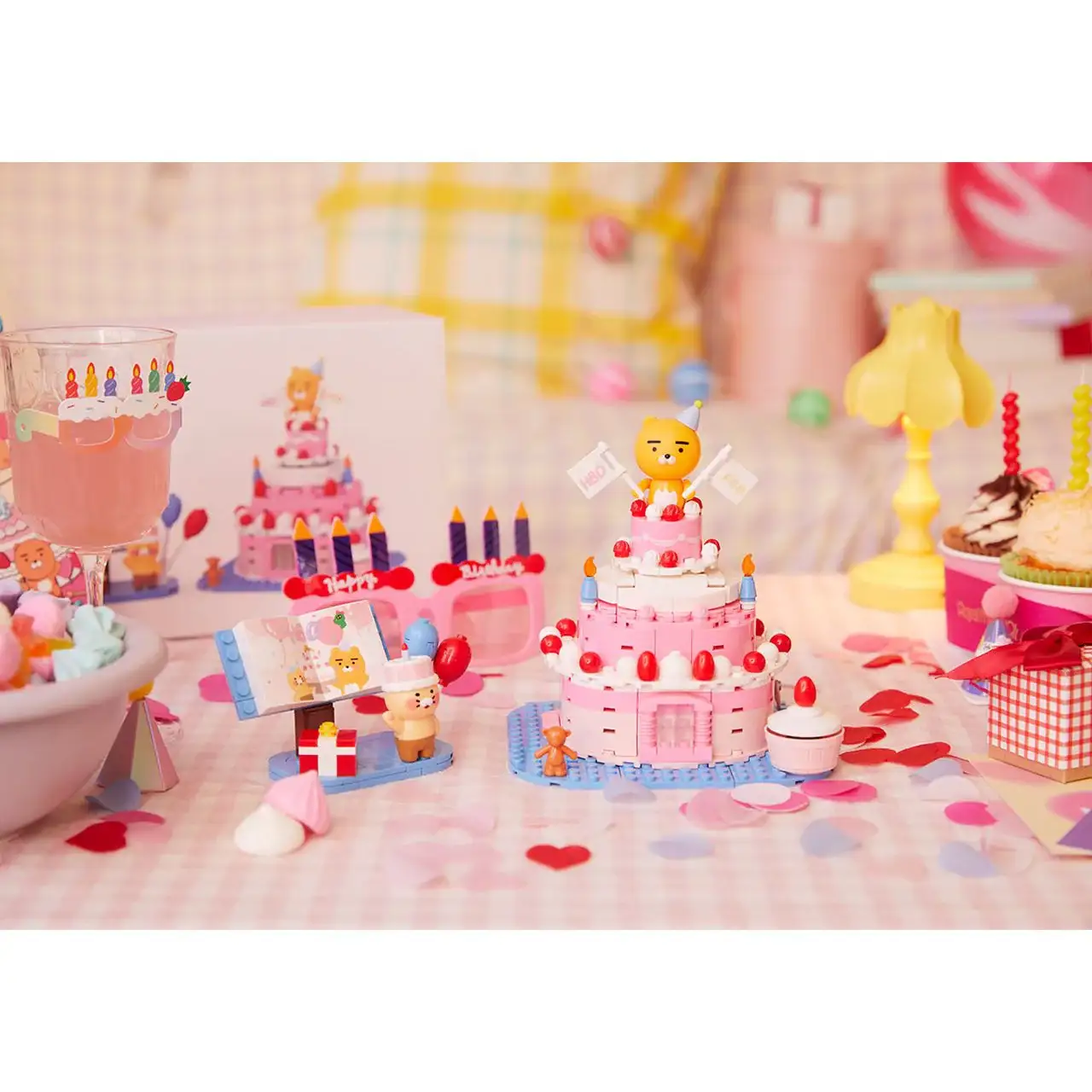 Kakao Friends - Ryan & Choonsik Cake Brick Figure - Image 7