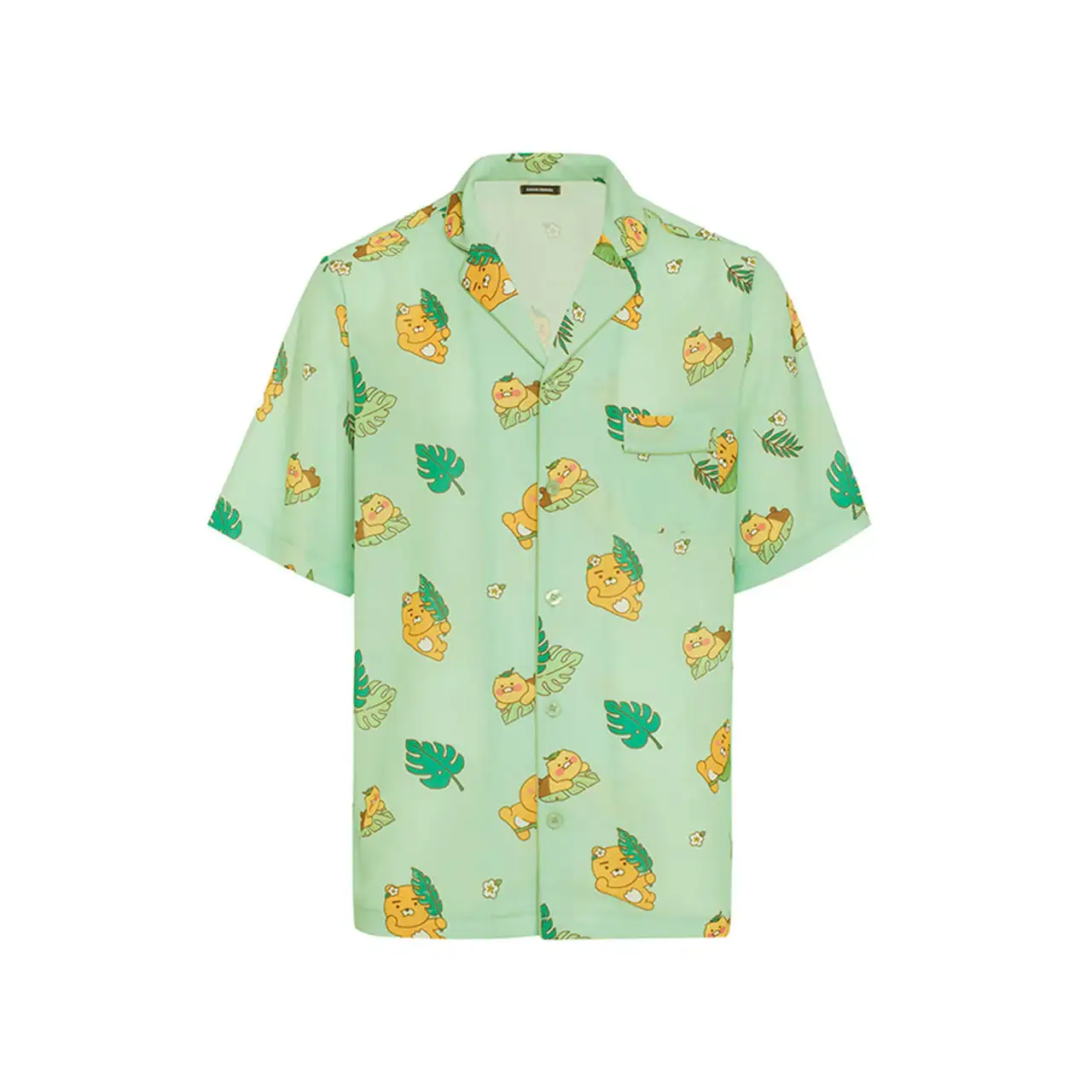 Kakao Friends - Ryan & Choonsik Leafy Summer Pajamas Set - Image 4
