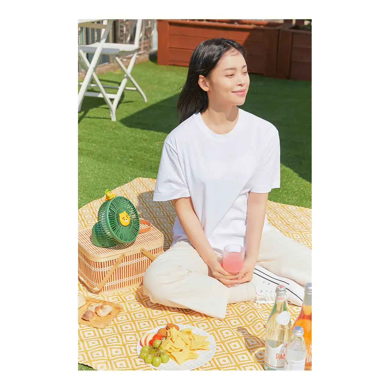 Kakao Friends - Ryan & Choonsik Mood Light Tarp Fan - Image 11