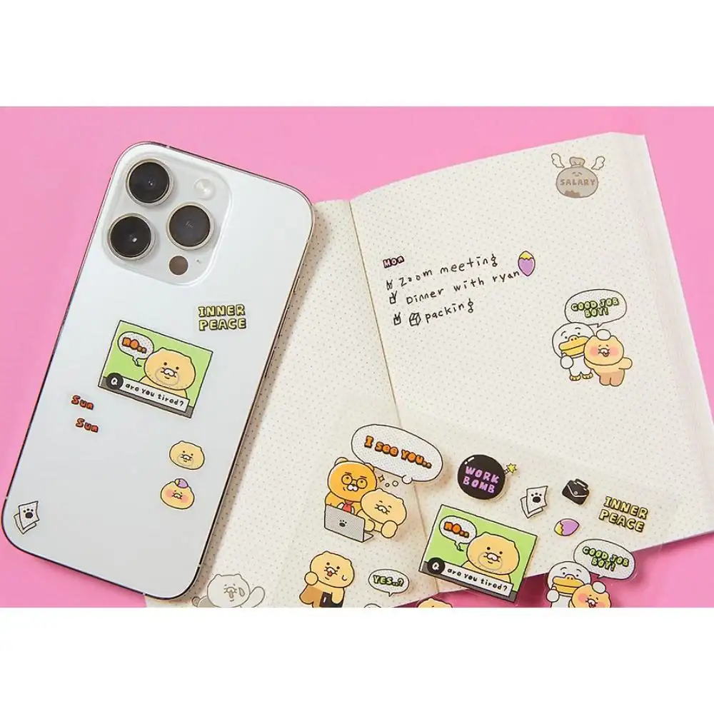 Kakao Friends - Ryan & Choonsik Office Deco Sticker - Image 5