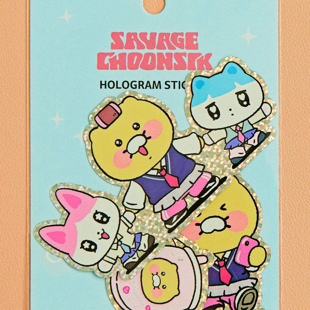 Kakao Friends - Savage Choonsik Hologram Sticker - Image 3