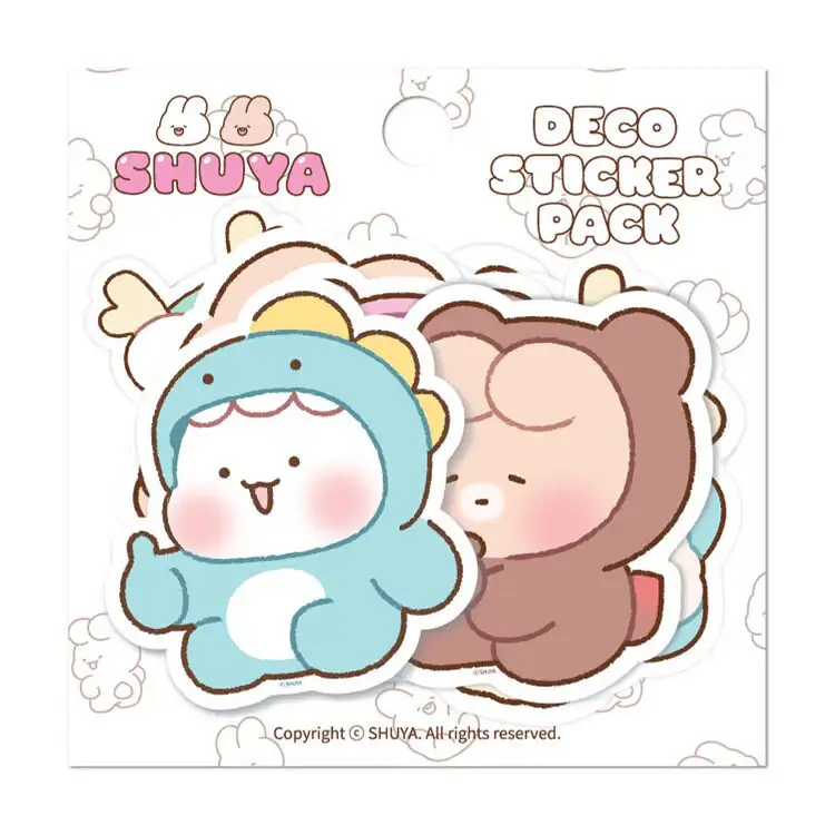 Kakao Friends - Shuya Animal Costume Deco Sticker - Image 2