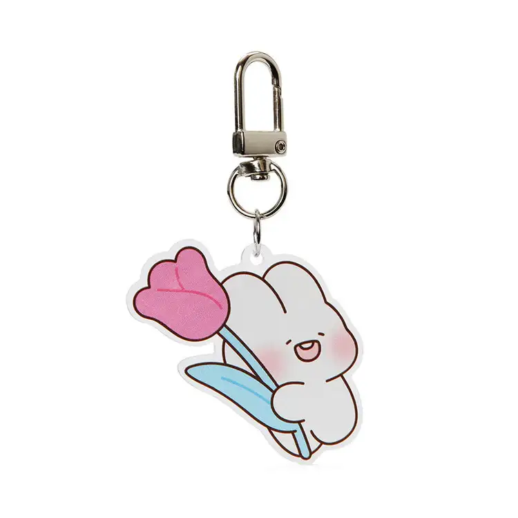 Kakao Friends - Shuya Toya Flower Acrylic Keyring - Image 2