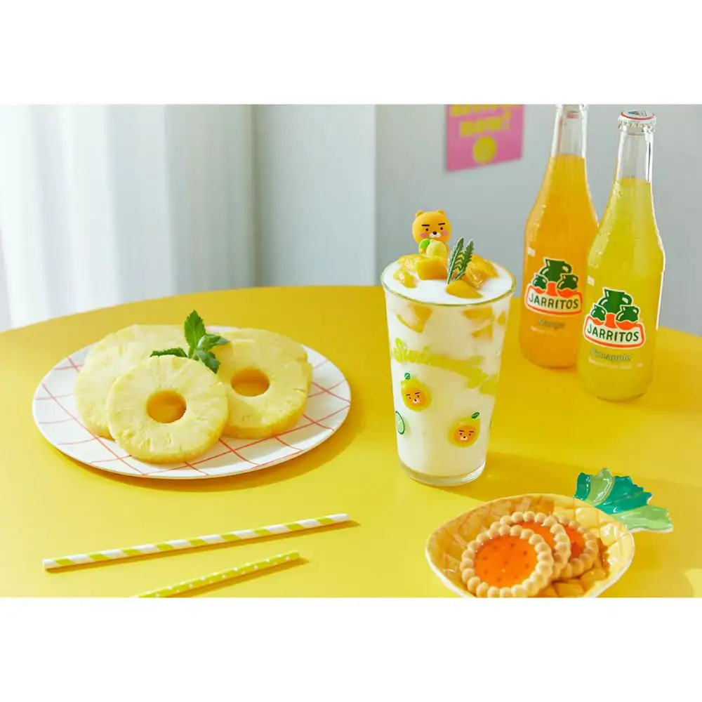 Kakao Friends - Swimming Soda City Cherry Figure Glass Cup - Image 10