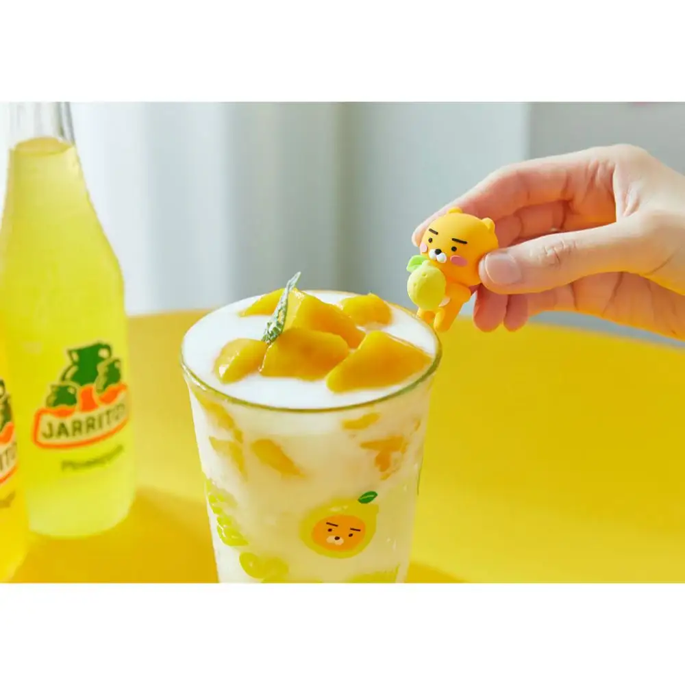 Kakao Friends - Swimming Soda City Cherry Figure Glass Cup - Image 11