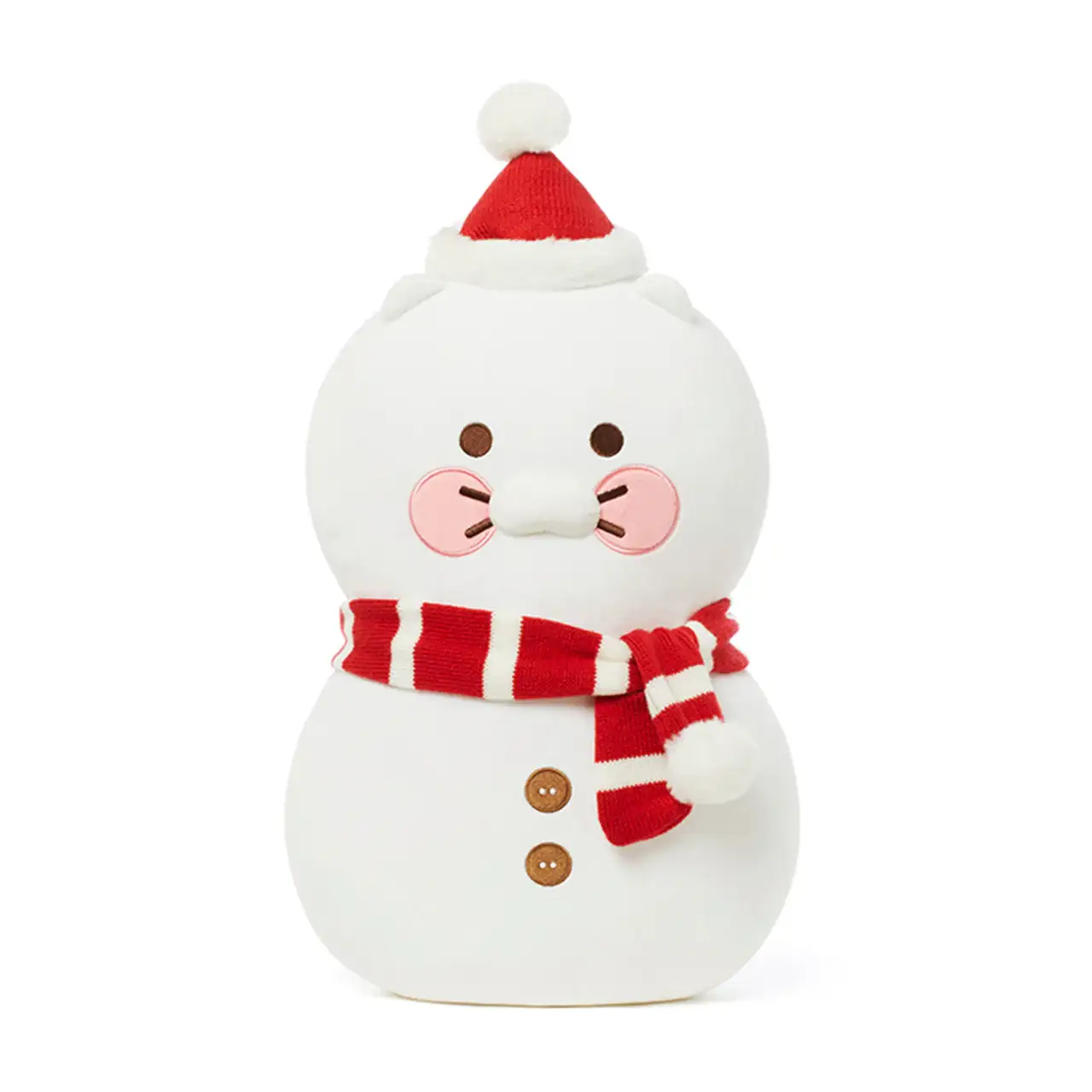 Kakao Friends - White Edition Choonsik Snowman Plush Doll