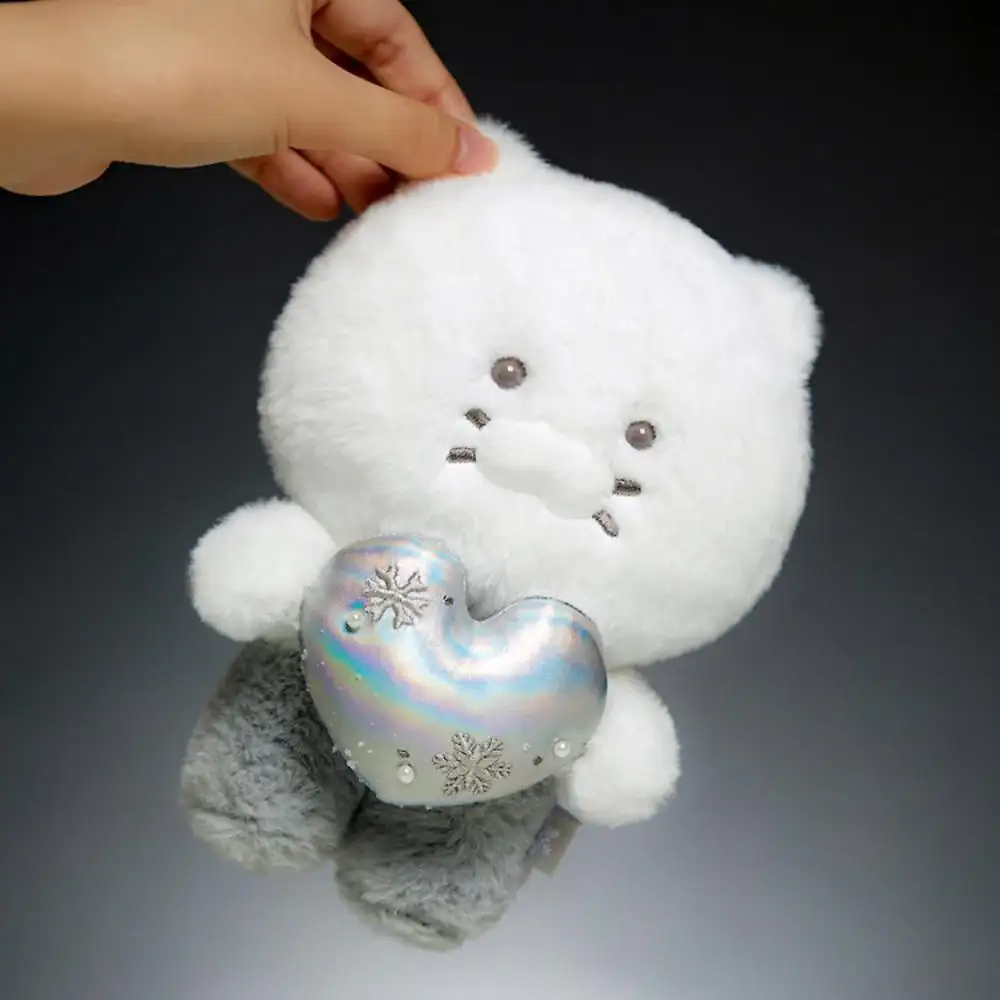 Kakao Friends - White Silver Snowflake Heart Plush Doll - Image 10