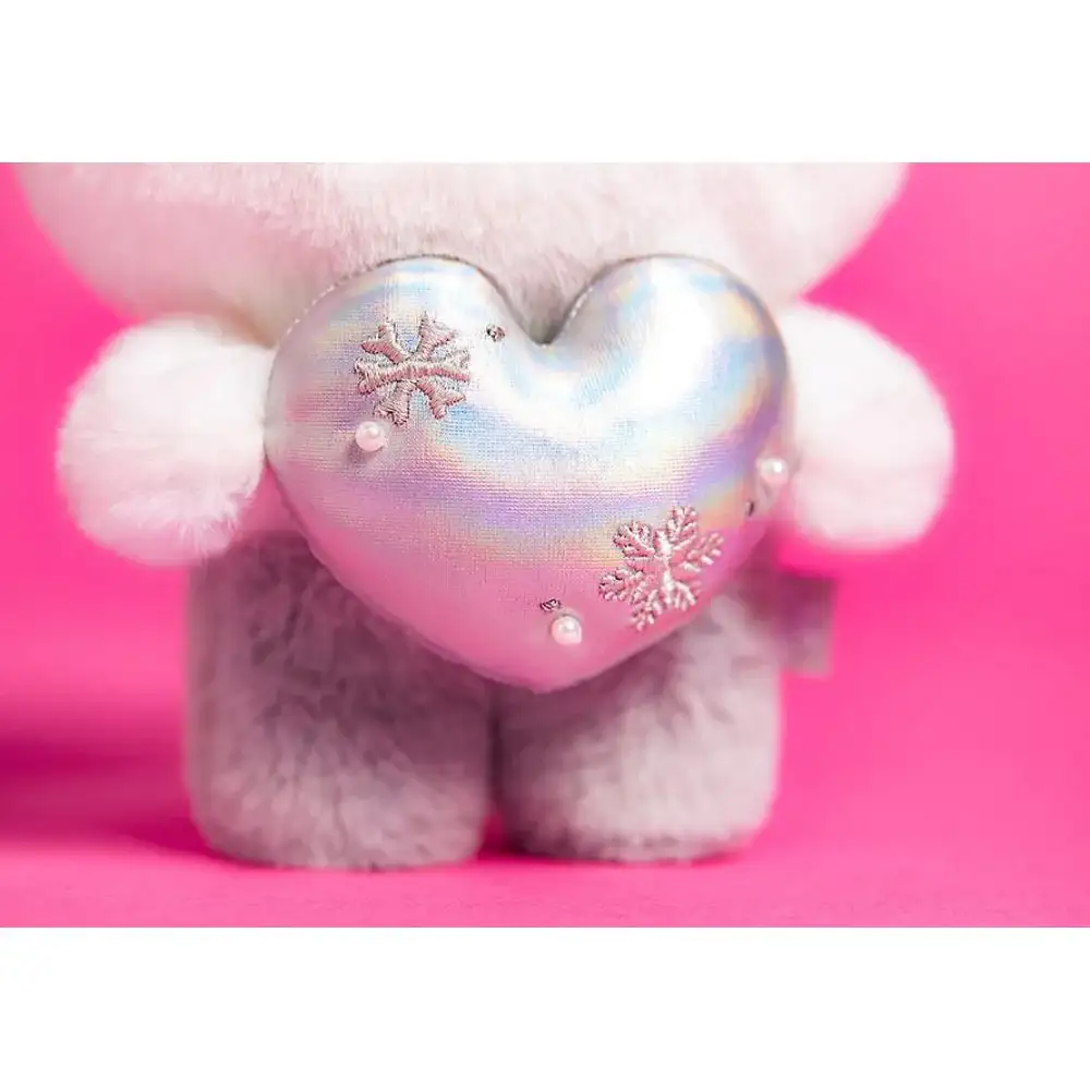 Kakao Friends - White Silver Snowflake Heart Plush Doll - Image 11