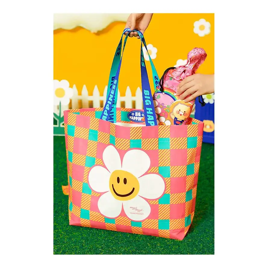 Kakao Friends x Wiggle Wiggle - Choonsik Big Happiness Shopping Bag - Image 2