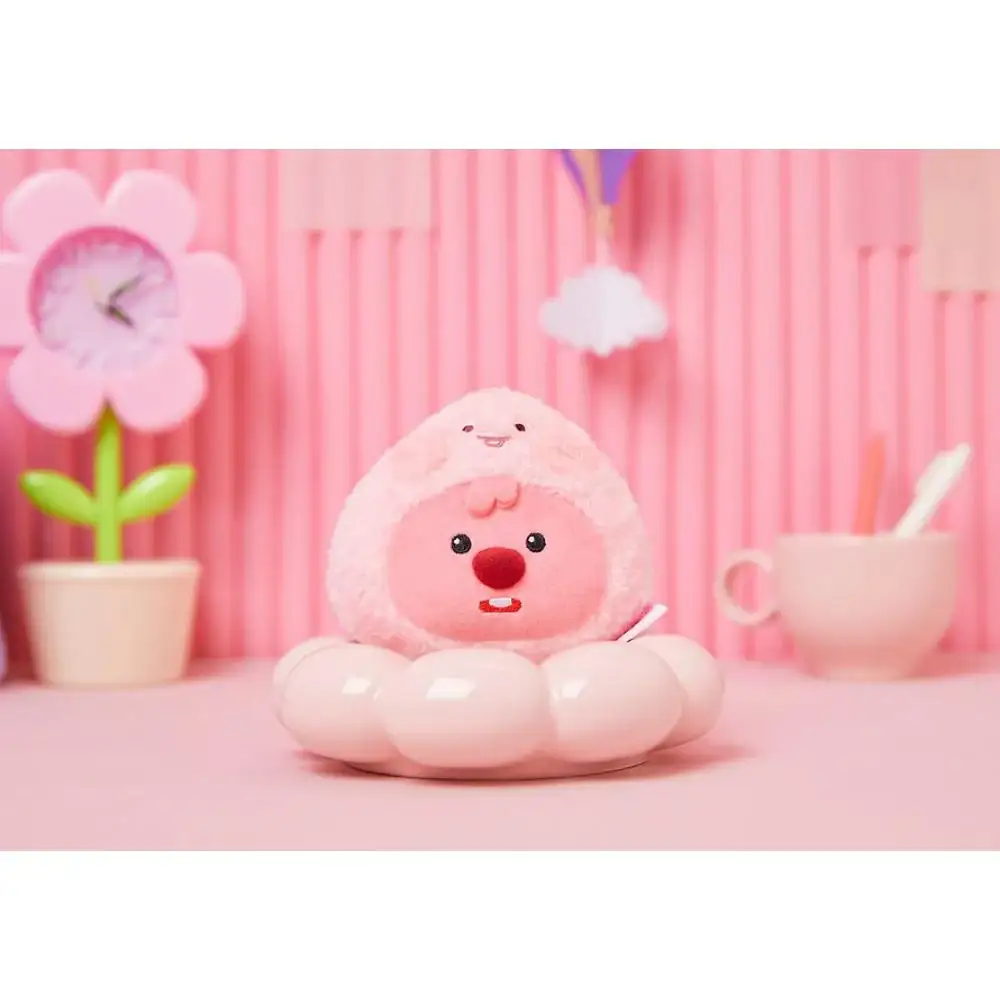 Kakao Friends x Zanmang Loopy - Apeach Doll Keyring - Image 3