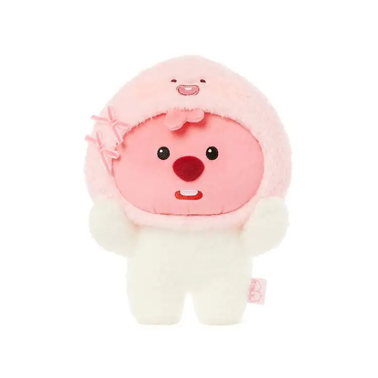 Kakao Friends x Zanmang Loopy - Apeach Medium Plush Doll - Image 6