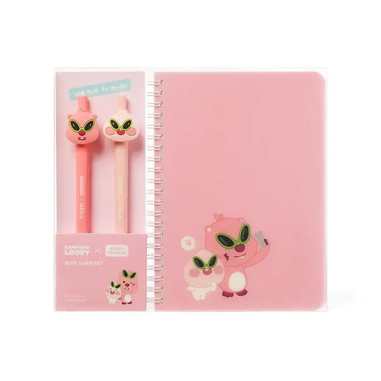 Kakao Friends x Zanmang Loopy - Apeach Note Pen Set - Image 8