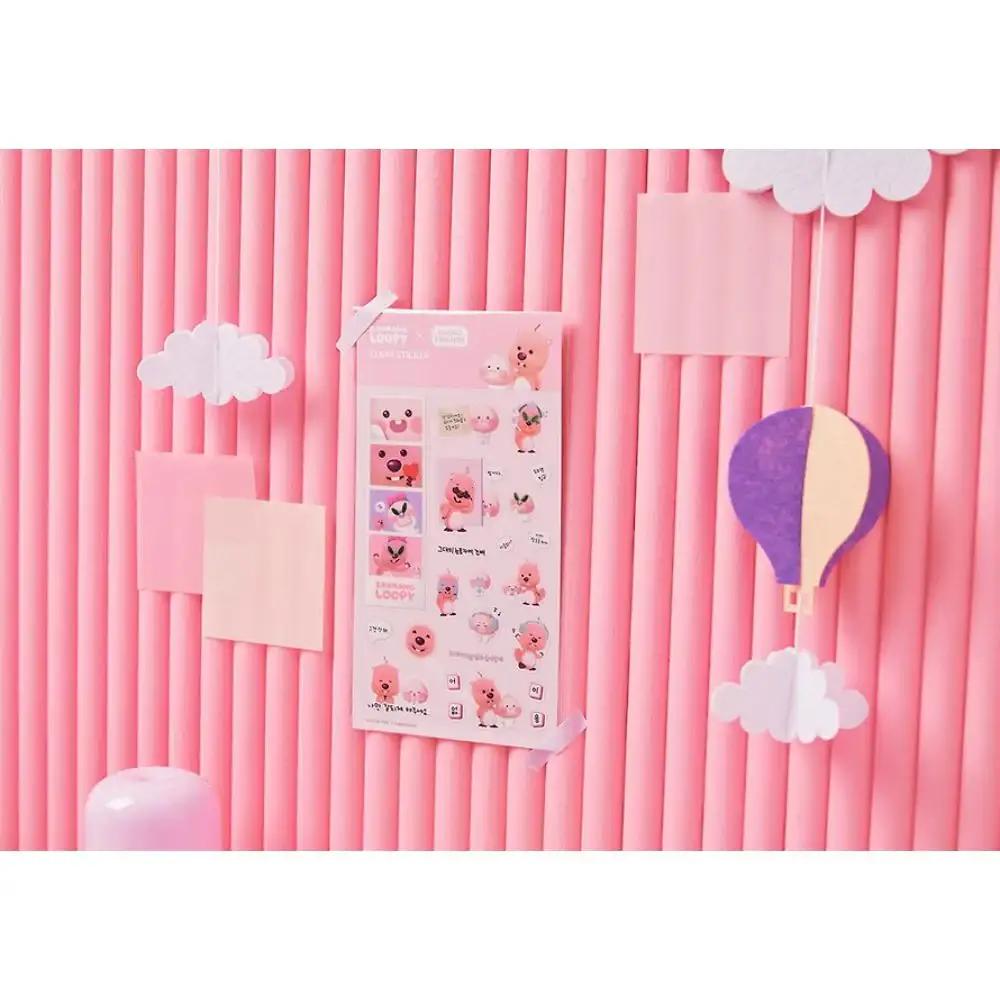 Kakao Friends x Zanmang Loopy - Apeach Transparent Sticker - Image 2