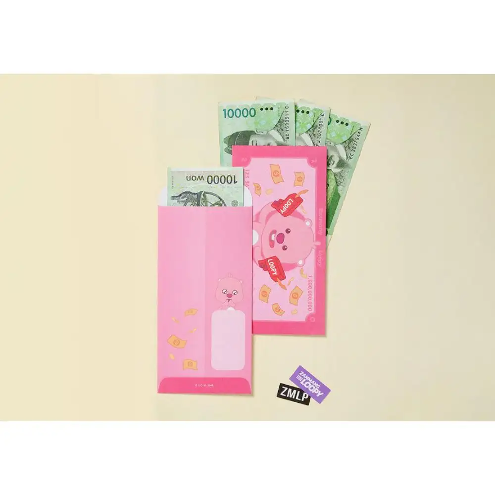 Kakao Friends x Zanmang Loopy - Janmangrupee Money Envelope Set - Image 2