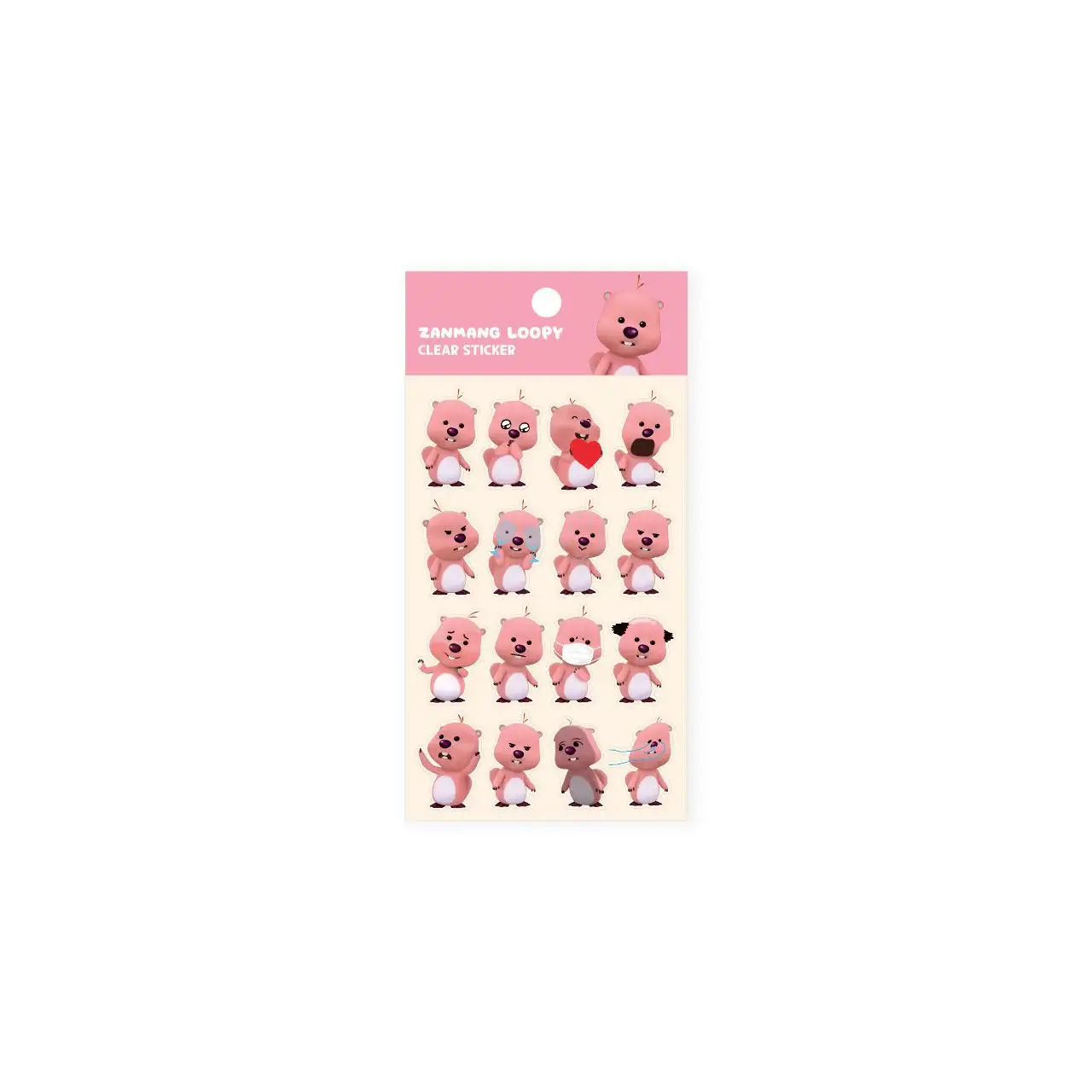 Kakao Friends x Zanmang Loopy - Jazzy Clear Sticker - Image 12