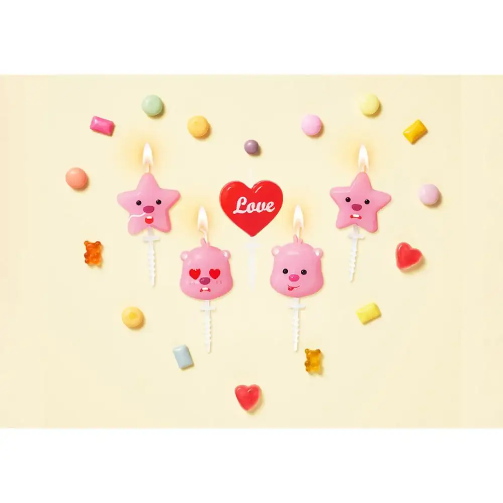 Kakao Friends x Zanmang Loopy - Party Candles - Image 2