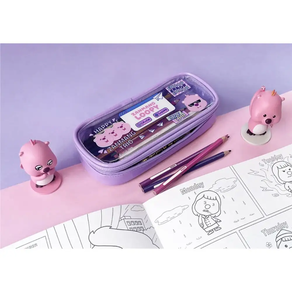 Kakao Friends x Zanmang Loopy - Stay Cool Pencil Pouch - Image 3