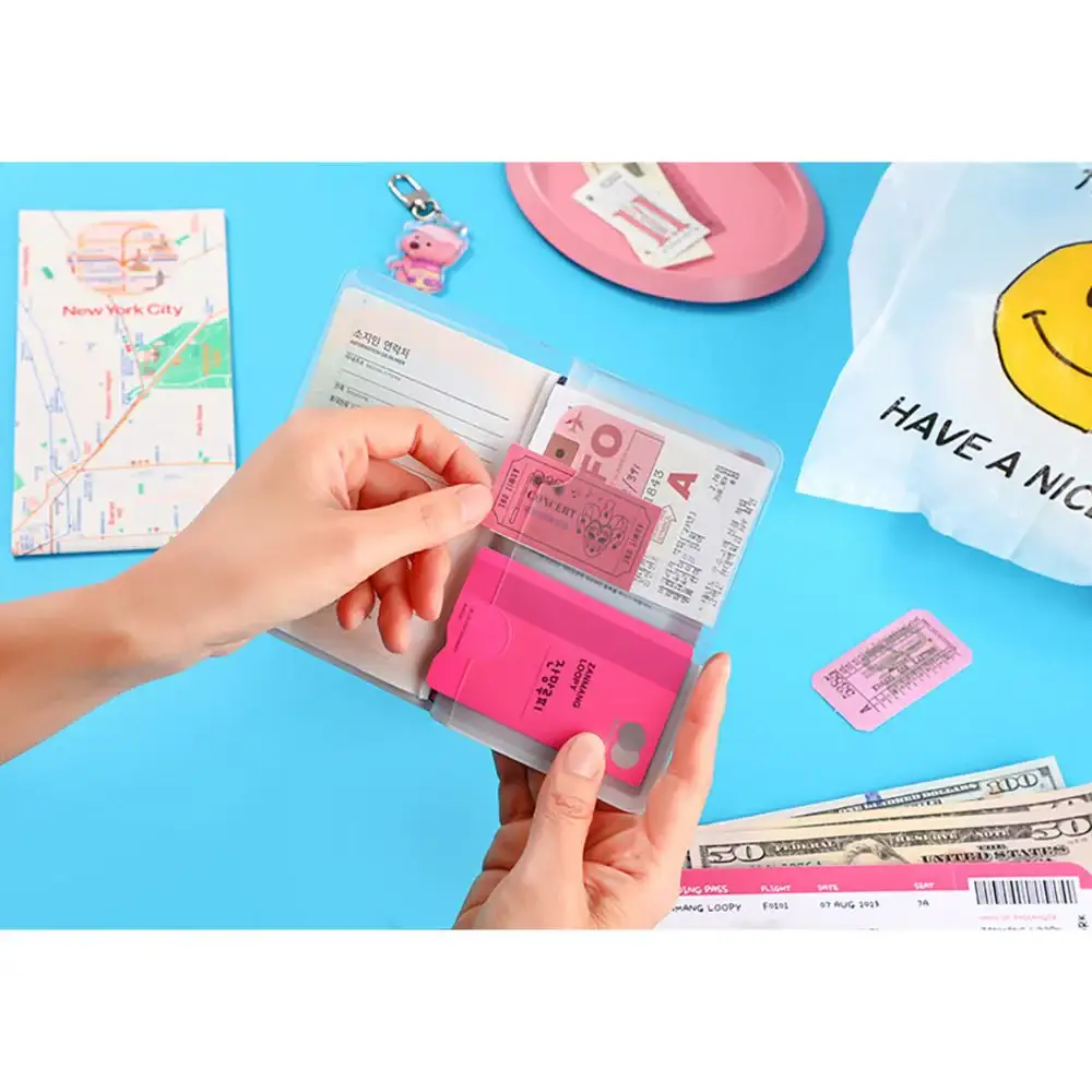 Kakao Friends x Zanmang Loopy - Travel with Zanmang Loopy Pocket Watch Passport Case - Image 7