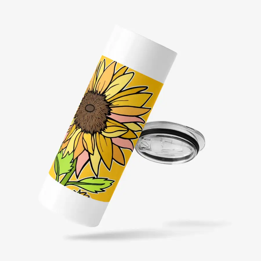 Karl Large Phoenix - Pop Art Painting 089 Slim Tumbler - Image 2