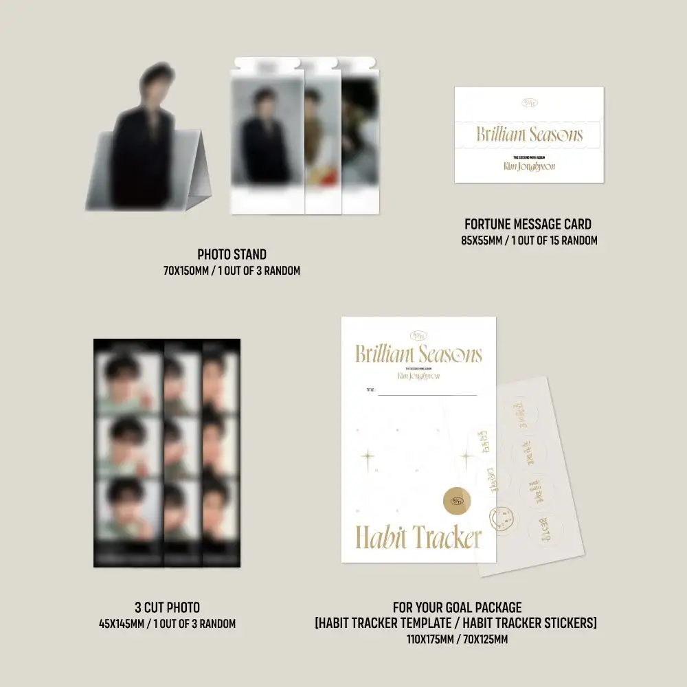 Kim Jong Hyeon -  Brilliant Seasons : 2nd Mini Album (Platform Version) - Image 4