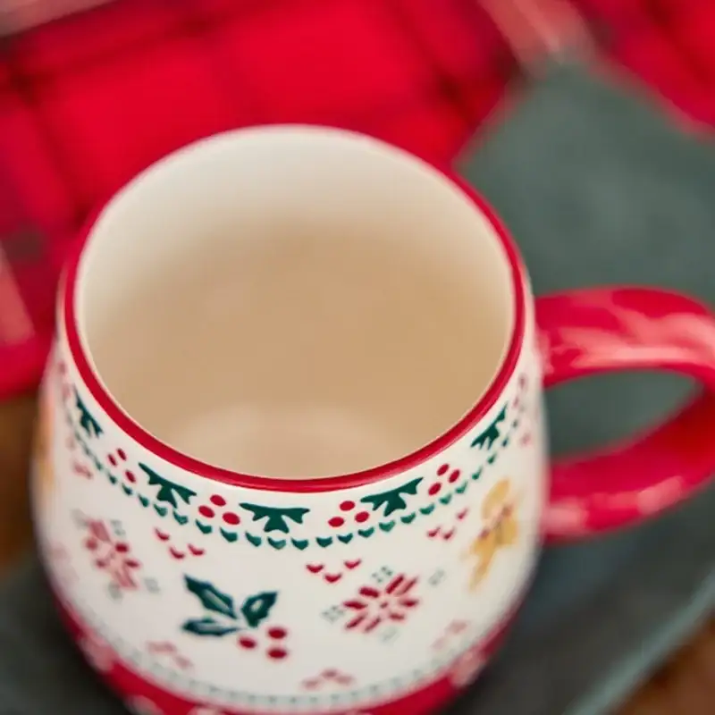 Korean Christmas Village - Large Mug - Image 3