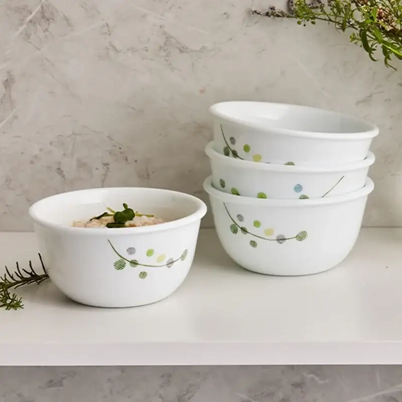 Korean Corel Green Delight - Rice Bowl 4P Set - Image 2