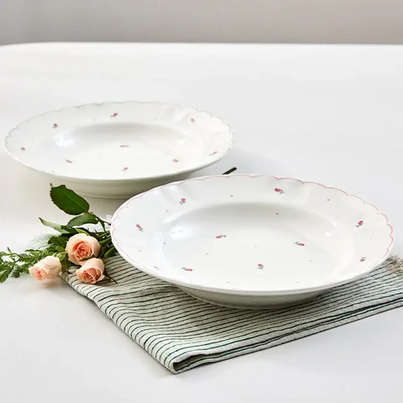 Korean L Rose in the Spring - Pasta Plate 2P - Image 2