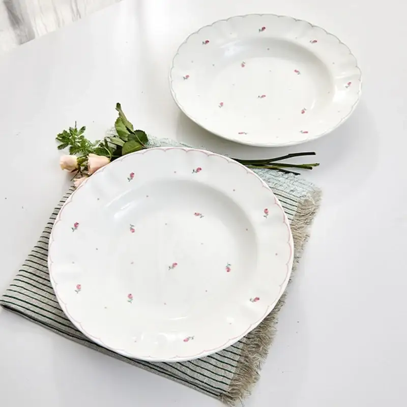 Korean L Rose in the Spring - Pasta Plate 2P - Image 3