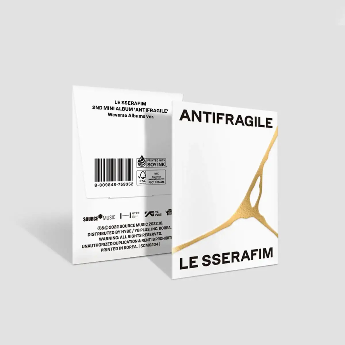 LE SSERAFIM - ANTIFRAGILE : Mini Album Vol. 2 (Weverse Album Version)