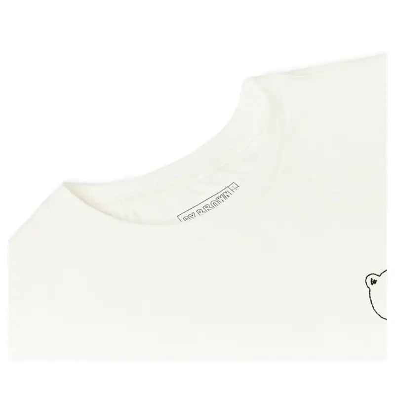 Line Friends - Brown Signature Embroidery Short Sleeve T-shirt - Image 8