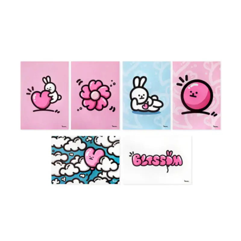 Line Friends - Buwon B.B.Rabbit Poster Book Set - Image 5