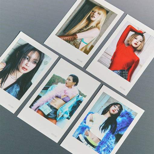 Line Friends - (G)I-DLE Minini Polaroid Tin Case Set - Image 3