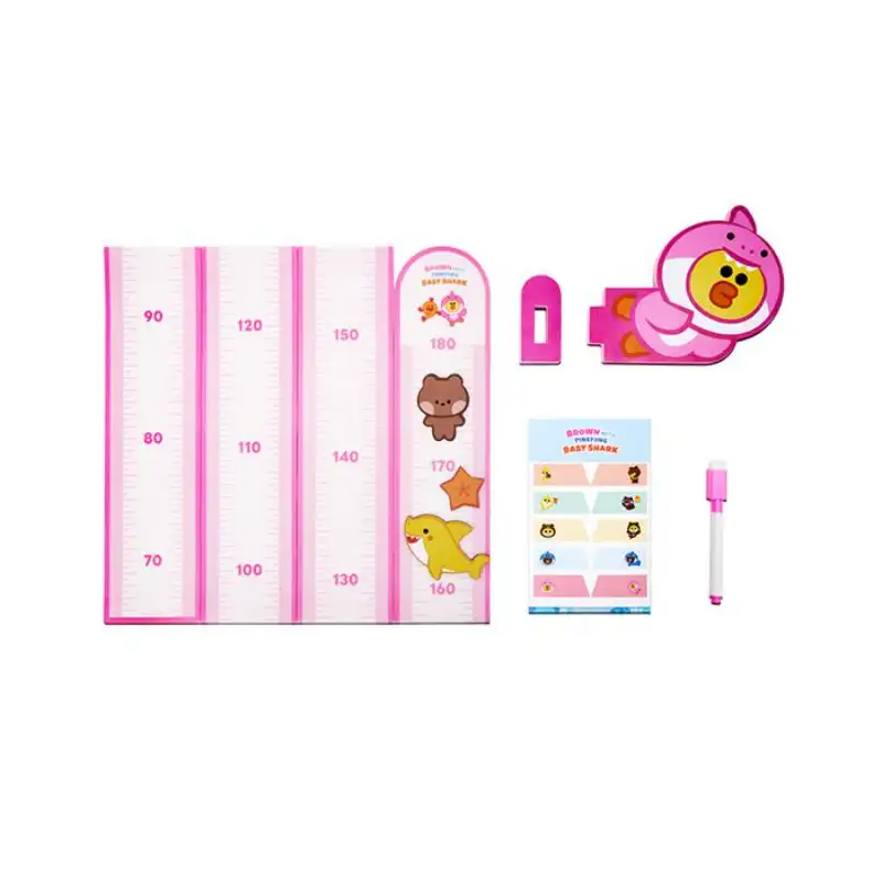 Line Friends x Pinkfong Baby Shark - Kids Height Measure Ruler - Image 10