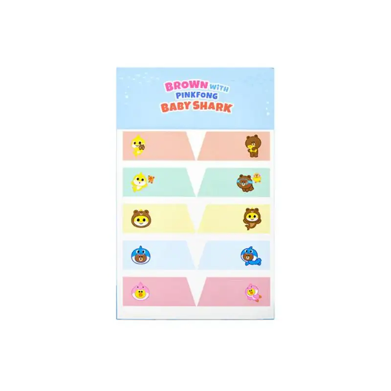 Line Friends x Pinkfong Baby Shark - Kids Height Measure Ruler - Image 6