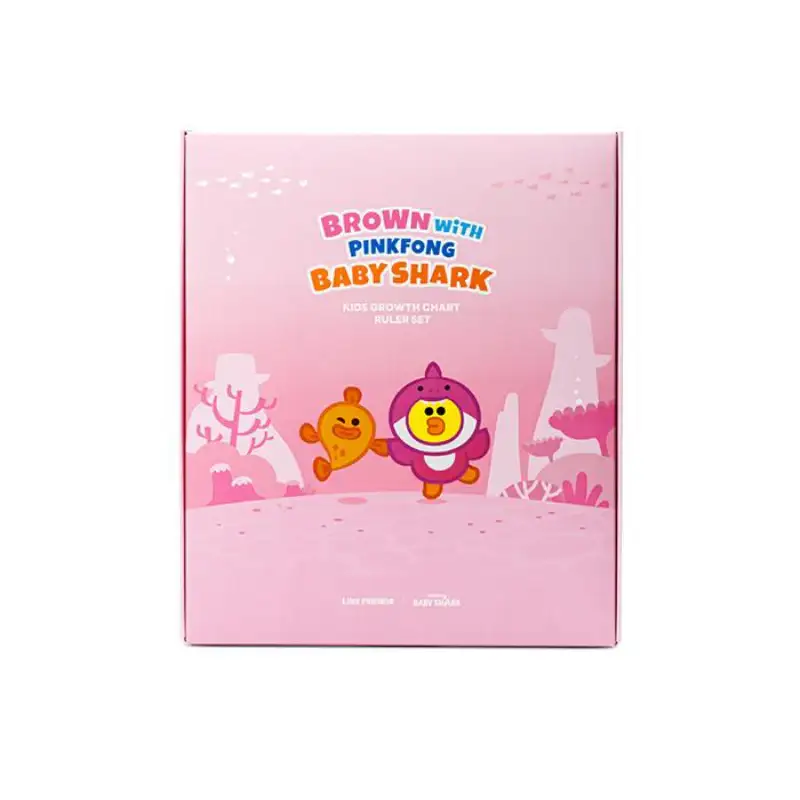 Line Friends x Pinkfong Baby Shark - Kids Height Measure Ruler - Image 8
