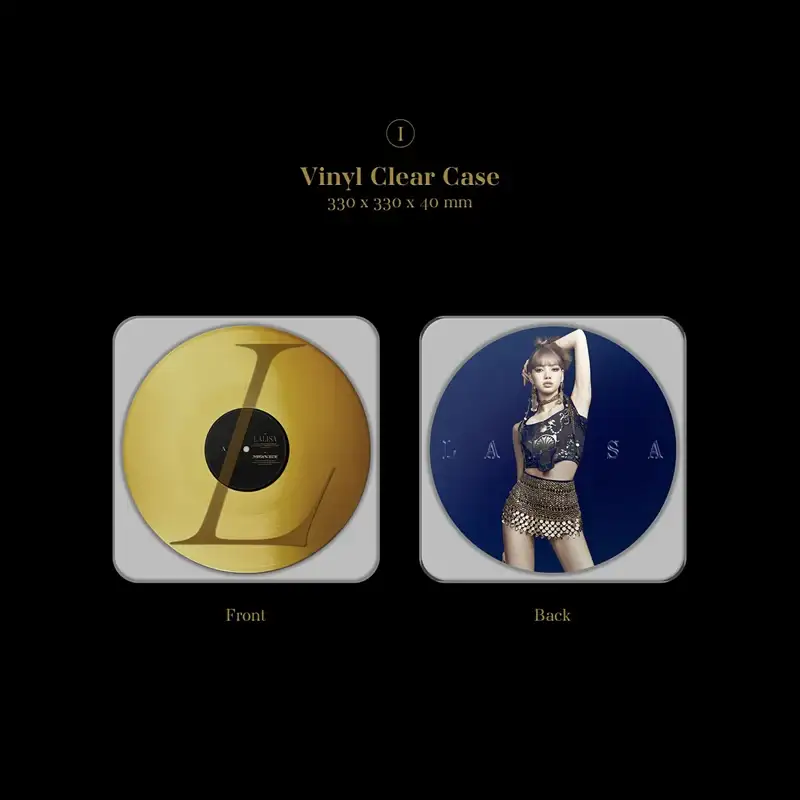 LISA - LALISA Gold Vinyl LP [Special Limited Edition] - Image 3