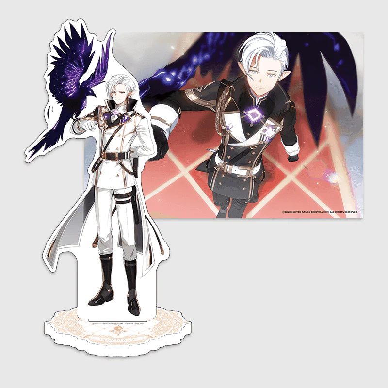 Lord of Heroes x ANIPLUS - 4th Anniversary Avalon Knights Acrylic Stand & Photocard Set (Mikhail)