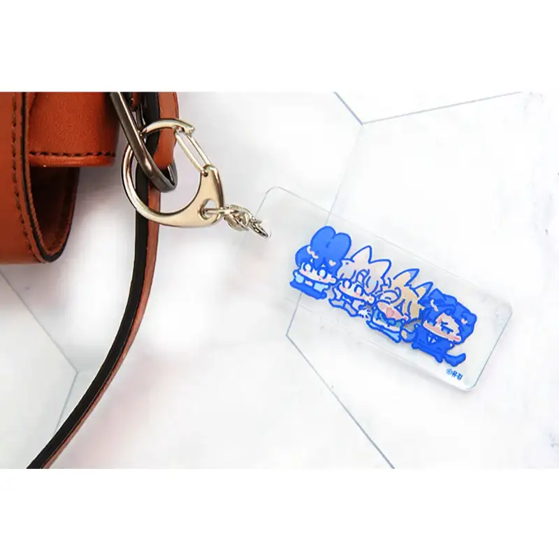 Love Contract Employee - Square Acrylic Keyring - Image 3