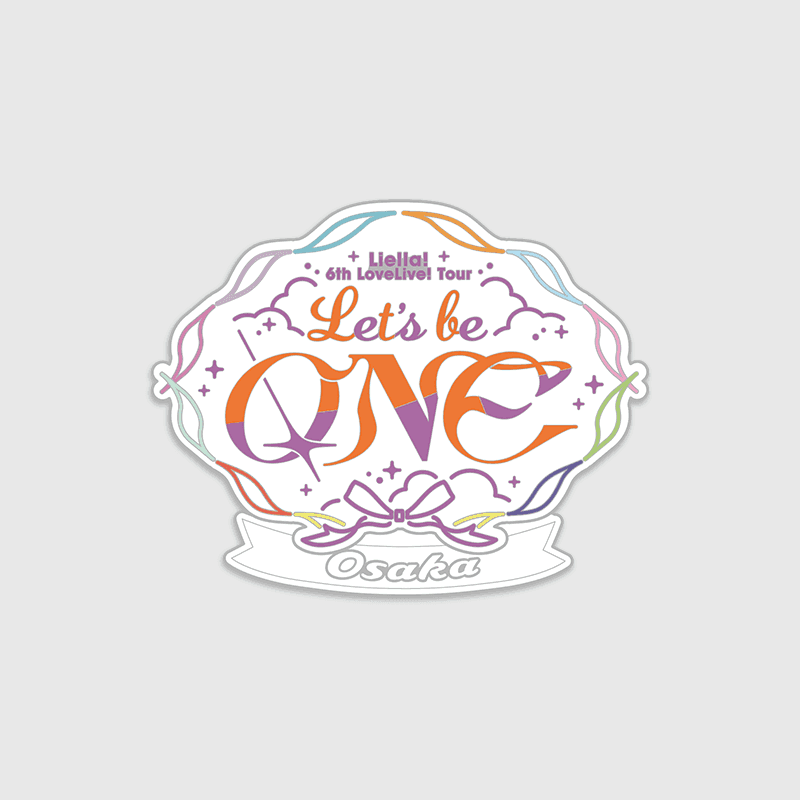 Love Live! Superstar!! x ANIPLUS - Liella! 6th LoveLive! Tour (Let's be ONE) Memorial Pin