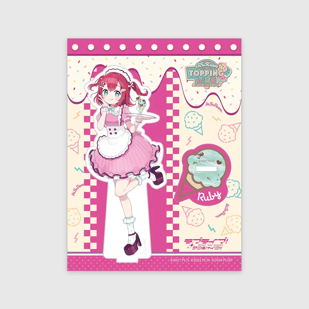 Love Live! x ANIPLUS - AiScReam presents TOPPING LIVE Acrylic Stand (Kurosawa Ruby)