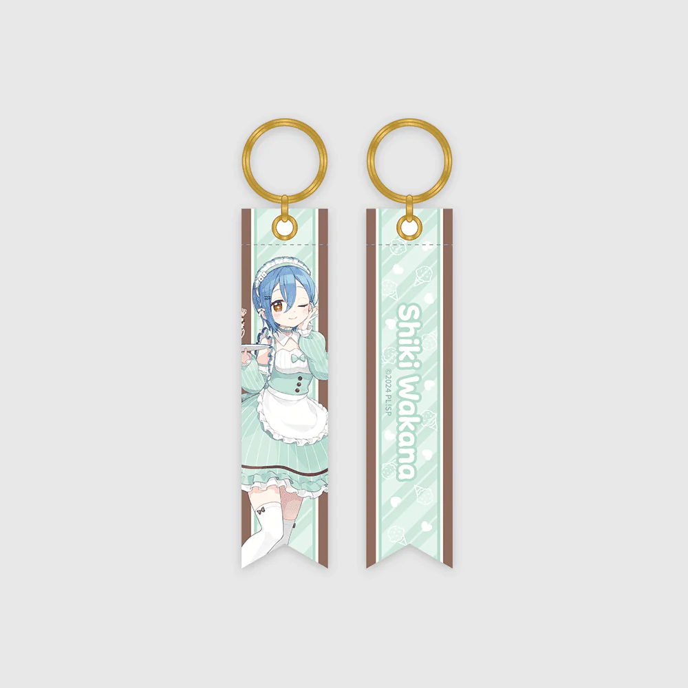 Love Live! x ANIPLUS - AiScReam presents TOPPING LIVE Ribbon Keychain (Wakana Shiki)