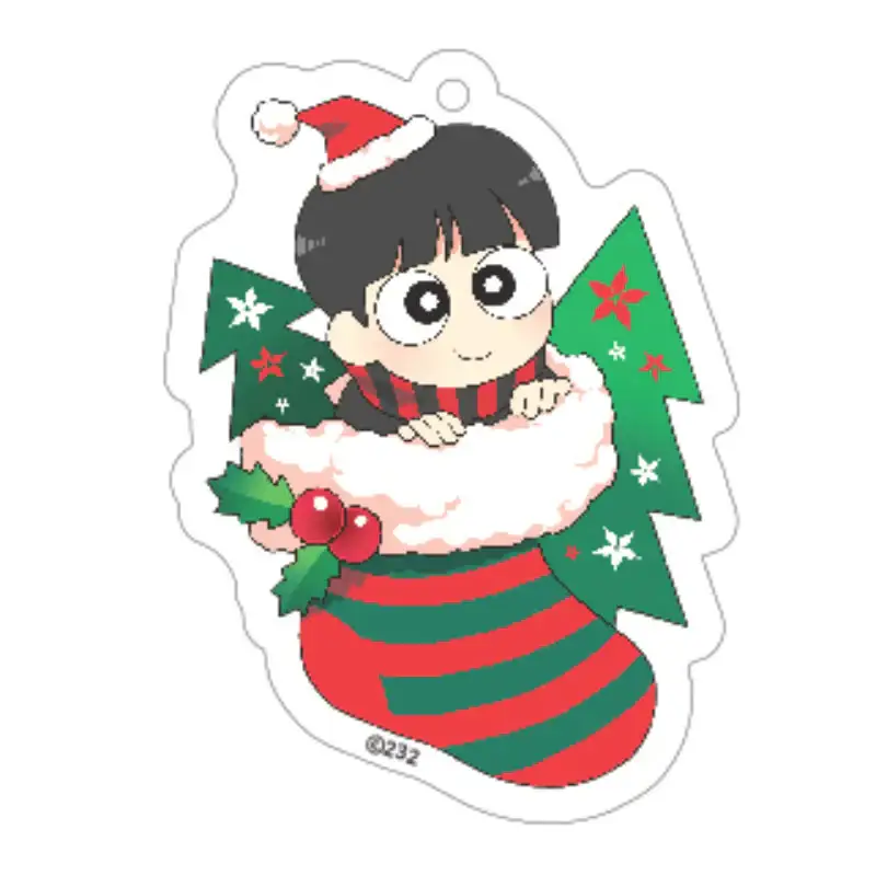Love Revolution - 'Christmas' SD Acrylic Keyring - Image 3
