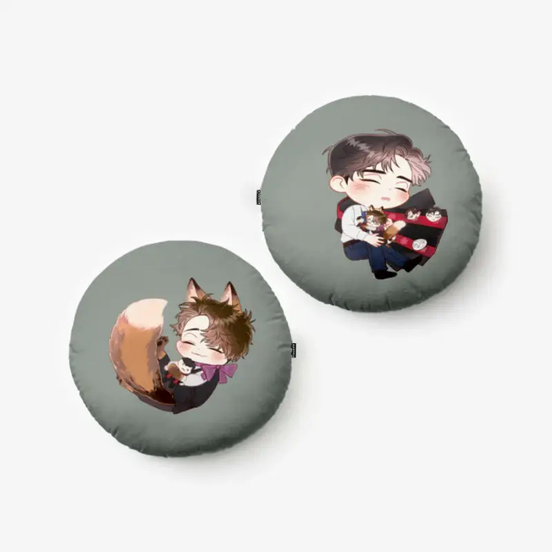 Mad Place - Fox Ideun Round Cushion - Image 5